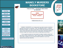 Tablet Screenshot of mainelymurders.com